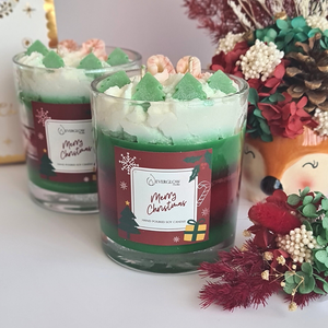 merry christmas candle